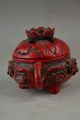 Corals Carved With Lucky Frog Sculpture Represents Happiness Incense Censer Buddhas photo 1