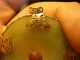Solid 14k Jade Pendent Asian Chinese Butterfly Bamboo Style Antique 1850 ' S - 1899 Necklaces & Pendants photo 3