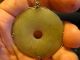 Solid 14k Jade Pendent Asian Chinese Butterfly Bamboo Style Antique 1850 ' S - 1899 Necklaces & Pendants photo 6