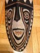 Papua New Guinea Spirit Mask Sepik River Rare Animal Hybrid Pacific Islands & Oceania photo 1