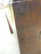 Older Arts & Craft Style Oak Bench Stool Seat From England Pegged Construction Unknown photo 5