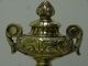 Antique Bronze Set - French Fireplace Andirons Chenets 1870 France Metalware photo 6
