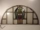 Primitive 1800 ' S Large Cast Iron Stained Glass Window - 9+ Colors,  Rare Pre-1900 photo 6