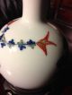 Japanese Antique Ceramic Vase Hand Painted W/mark Plates photo 1
