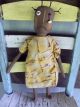 Primitive Black Folk Art Doll With Button Eyes - 16 In.  - Tn Primitives Primitives photo 4