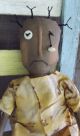 Primitive Black Folk Art Doll With Button Eyes - 16 In.  - Tn Primitives Primitives photo 6