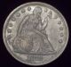1872 Seated Liberty Silver Dollar Vf+ To Xf Detailing Authentic Priced To Sell The Americas photo 3