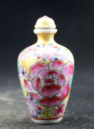Oriental Vintage Handwork Porcelain Rare Snuff Bottles photo