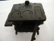 Antique Cast Iron Miniature Sample Crescent Stove Oven Stoves photo 2