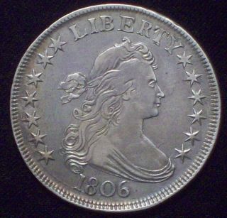 1806 Draped Half Dollar Silver O - 115 Variety - Xf+ Detailing Priced To Sell photo