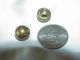 21 Antique Brass Metal Round Ball Dome Button Set - 14 Small/ 7 Big Waterbury Buttons photo 5