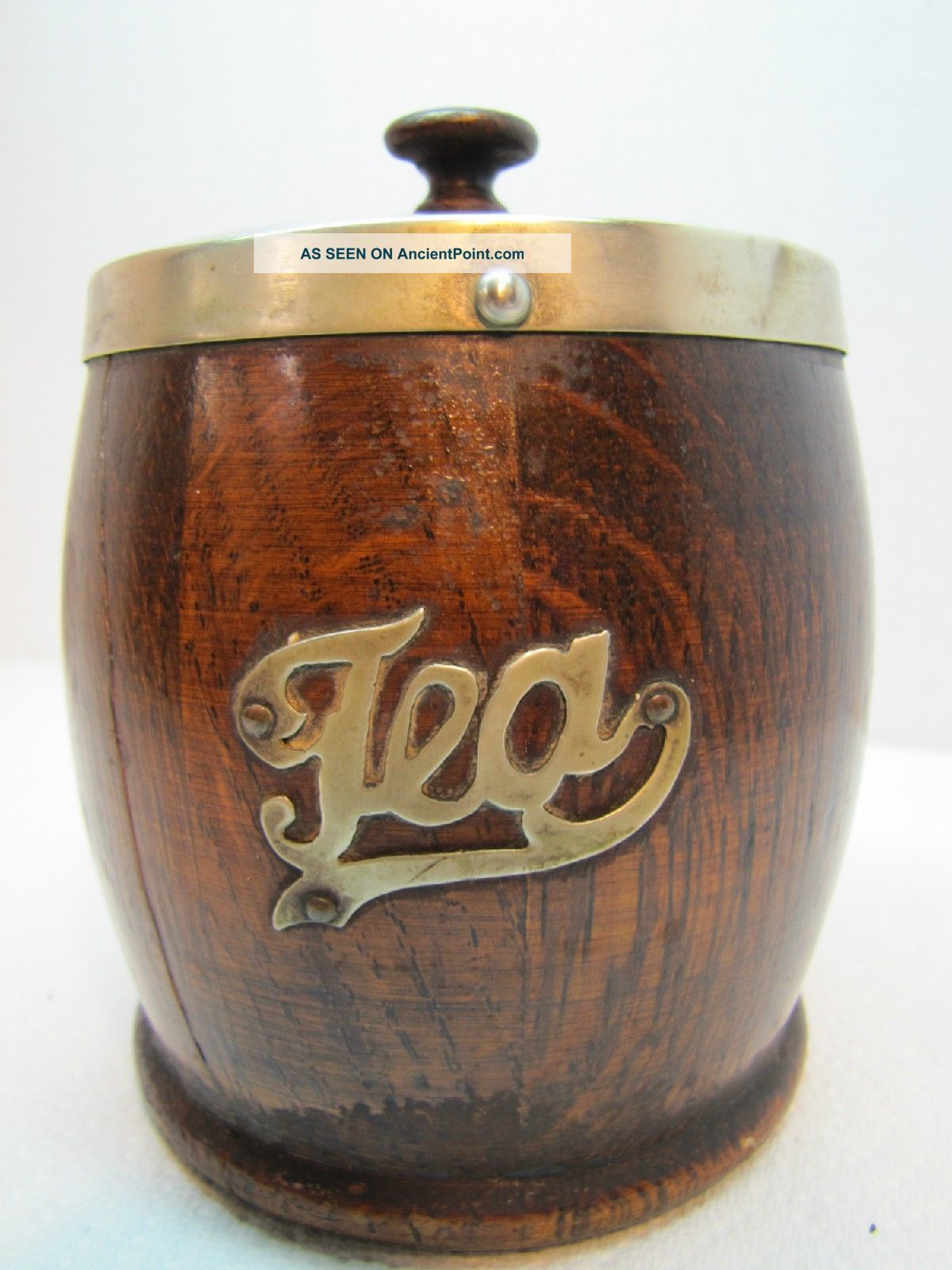 Antique Victorian 1800 ' S Tea Caddy - Epns Wood Porcelain Unusual Ornate Detailing Boxes photo