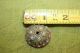 1 - 1/8 X 5/8 Handmade Glass,  Copper Faceted Beaded Button - Primitive Folk Art Primitives photo 4