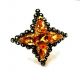 Rose Cut Diamond & Citrine Gold Plated Antique Look Jewelry Ring Size Us 7.  5 Islamic photo 1