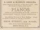 Baby Organ Mason & Hamlin Piano Judd Mount Holly Nj Victorian Advertising Card Keyboard photo 5