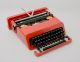 Olivetti Valentine S Portable Typewriter Red / Vintage Design 1960s / Sottsass Typewriters photo 2