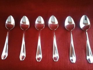 Vintage Silverplate Coffee 6 Tablespoons (ab Made ​​in Italy) photo
