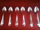 Vintage Silverplate Coffee 6 Tablespoons (ab Made ​​in Italy) Flatware & Silverware photo 1