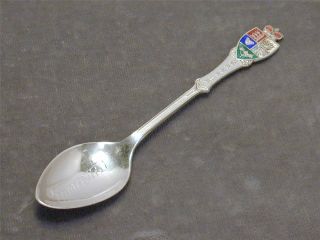 Bmco Stratford Canada Sterling 3 5/8” Enameled Souvenir Demitasse Spoon Silver photo