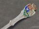 Bmco Stratford Canada Sterling 3 5/8” Enameled Souvenir Demitasse Spoon Silver Souvenir Spoons photo 1