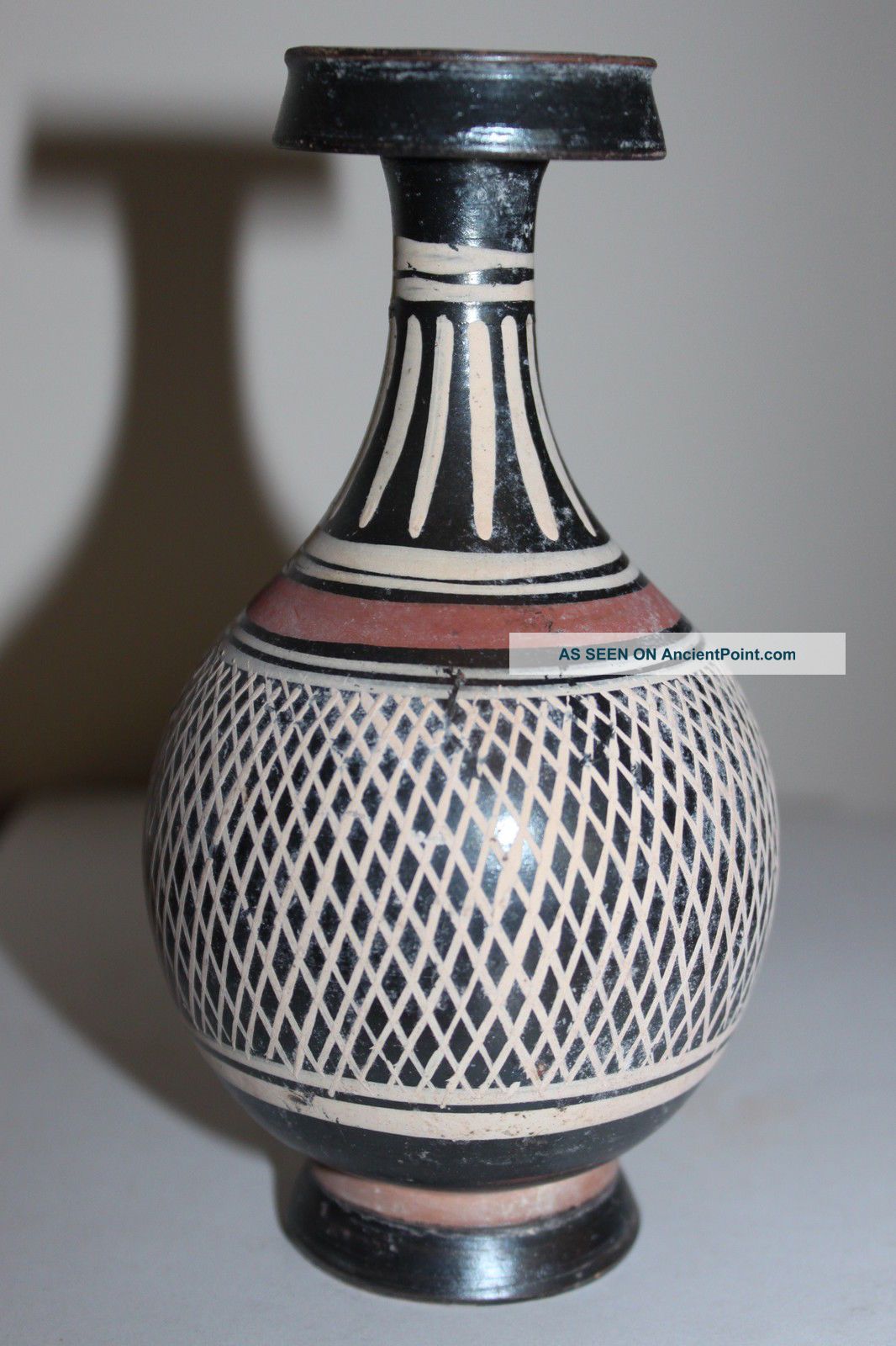 Quality Ancient Greek Alabastron Vase Flask 4th Century Bc Greek photo