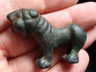 Ancient Roman Bronze Animal Figure 1st/2nd Cent Ad.  English.  Rare photo