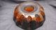 Antique Pennsylvania Redware Manganese Glazed Turk ' S Cap 8 Inch Mold Primitives photo 2
