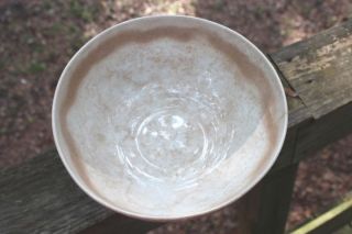 Vtg Kt&k Granite Warranted Ceramic Pedistal Bowl Imperfectly photo