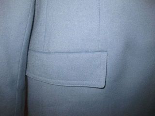 Talbots 100% Wool Suit,  Jacket And Pants,  Lt Blue 12 Petite photo