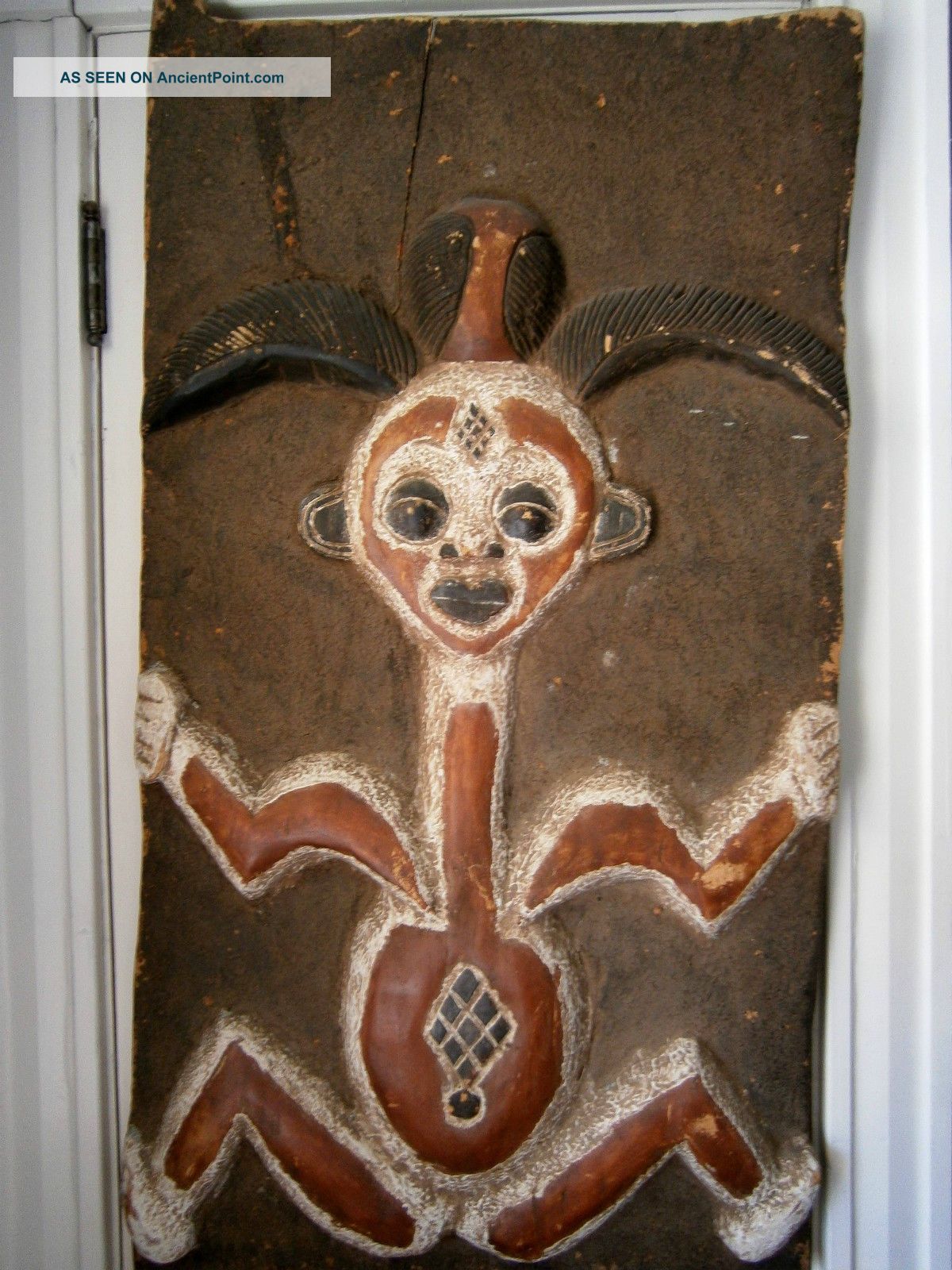 Antique Figural Handcarved African Door,  Antique, Other photo