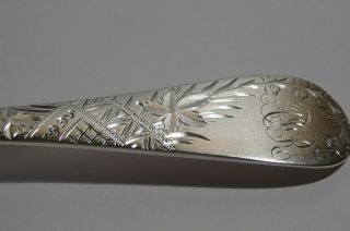 Rare.  Handmade.  A.  Stowell & Co.  Usa.  Sterling Silver.  Tea Spoon.  1882. photo
