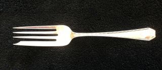 Whiting Sterling Silver Serving Fork - Large Madam Morris photo