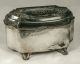 Victor Silver Co Silver Plate Jewelry Box W Lid Repousse Mark Pat Dec.  22,  08 Other photo 2