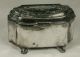 Victor Silver Co Silver Plate Jewelry Box W Lid Repousse Mark Pat Dec.  22,  08 Other photo 4