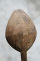 Antique Carved Handmade Wooden Spoon Natural Patina Primitives photo 2