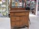 1920 ' S Solid Oak Wash Stand Unknown photo 6