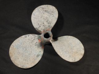 Vtg Boat Propeller Maritime Nautical Brass Metal Beach Ocean Decor Steampunk photo