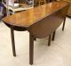 Wright Table Company Drop - Leaf Walnut Dining Table Post-1950 photo 3