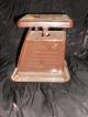 Vintage 1975 Rustic Brown Metal American Family Scale Weighs Up To 25 Lbs By Oz Scales photo 4