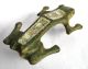 Rare C.  100 A.  D British Found Roman Bronze & Enamel Zoomorphic Frog Brooch.  Vf British photo 4