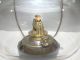 Antique Old Brass Copper Glass Globe Shade Kerosene Bridge Lantern Lamp Nautical Lamps & Lighting photo 3