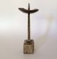 Vintage Brutalist Bronze Candlestick,  1970s Studio Piece In Manner Of Paul Evans Mid-Century Modernism photo 4