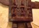 Antique African Hand Carved Solid Wood Hanging Plaque Sculptures & Statues photo 3