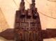 Antique African Hand Carved Solid Wood Hanging Plaque Sculptures & Statues photo 5