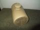 Antique Stoneware Pottery Pig Crock Carriage Foot / Bed Warmer Hot Water Bottle Primitives photo 1