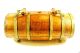 Antique Oak Rum Water Cask Keg Barrel Bale Handles Iron Straps Brass Fittings Primitives photo 1