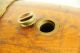 Antique Oak Rum Water Cask Keg Barrel Bale Handles Iron Straps Brass Fittings Primitives photo 5