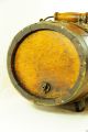 Antique Oak Rum Water Cask Keg Barrel Bale Handles Iron Straps Brass Fittings Primitives photo 6