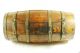 Antique Oak Rum Water Cask Keg Barrel Bale Handles Iron Straps Brass Fittings Primitives photo 7