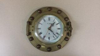 Art Temple Quartz Porthole Clock W/ 5.  75 